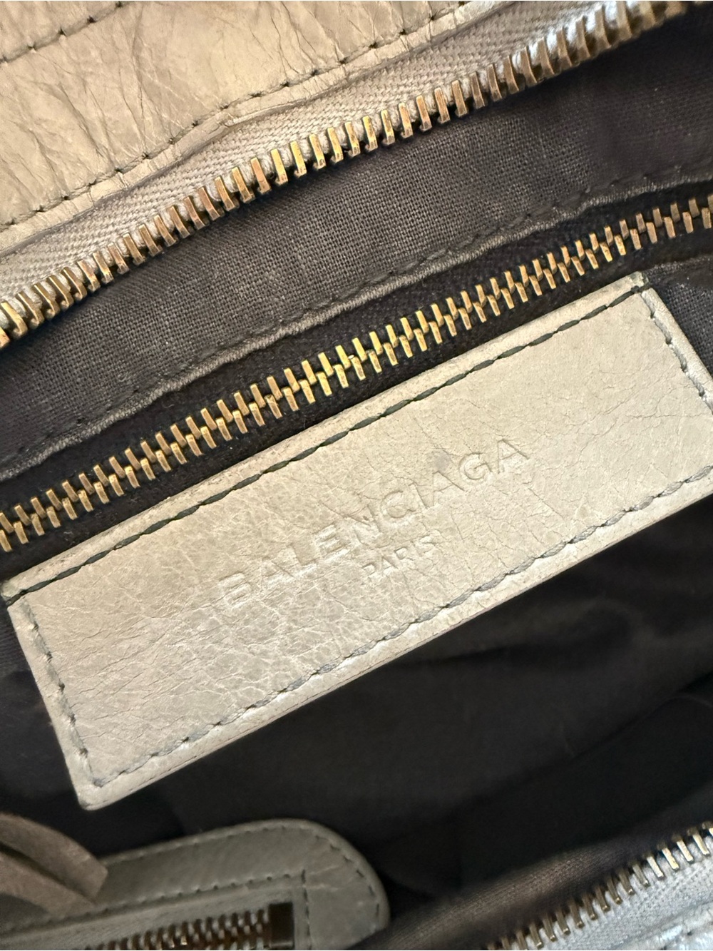 Balenciaga authentic “classic city bag” Gray Leather Motorcycle - Picture 8 of 9